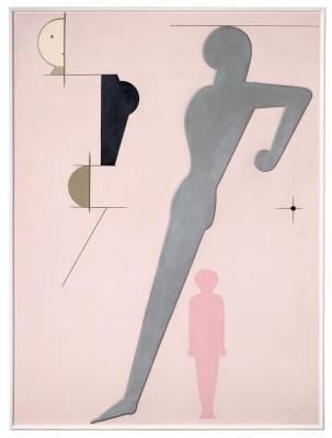 Composition on Pink (Reconstruction) by Oskar Schlemmer - Auction record, sale price, and art valuation. Compare with similar artists and explore comparable artworks.