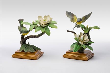 Magnolia Warbler Figurines (2)