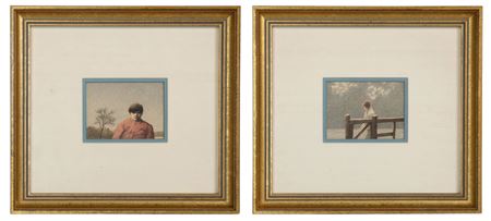 Young men in various backgrounds (2)