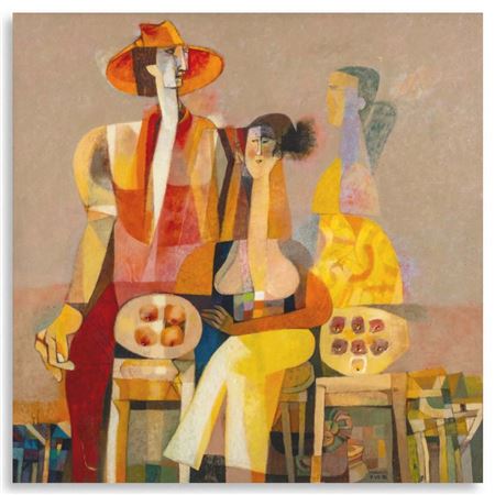 Fmily Vendors by Mauro Malang Santos - Auction record, sale price, and art valuation. Compare with similar artists and explore comparable artworks.