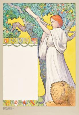 Poster design for the 75th anniversary of Independence. N. 2 [1905]