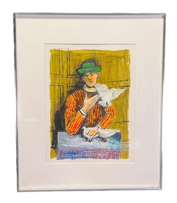 Man with Birds by Herbert Richard Mears - Auction record, sale price, and art valuation. Compare with similar artists and explore comparable artworks.