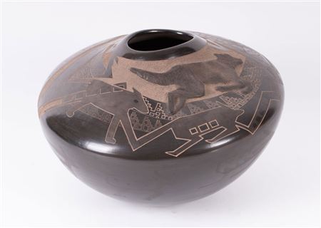 Srafitto Pottery Vase by Jody Folwell - Auction record, sale price, and art valuation. Compare with similar artists and explore comparable artworks.