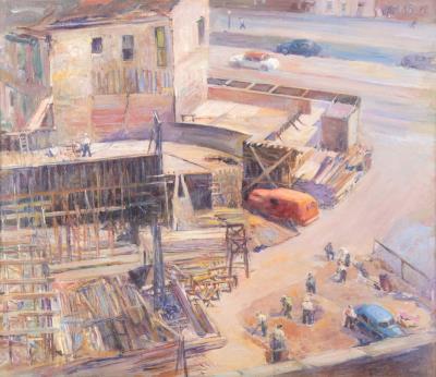 Reconstruction by Virginia Schlueter - Auction record, sale price, and art valuation. Compare with similar artists and explore comparable artworks.