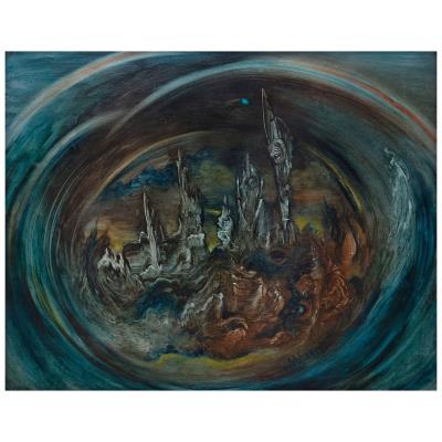 Sample artwork by Sofia Bassi (1913 - 1997), known for surrealist painting - View similar artists and auction records