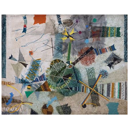 Sample artwork by Kishia (Koshio) Murata (1910 - 1992), known for painting - View similar artists and auction records