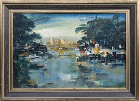 Sample artwork by Karlis Mednis (1910 - 1999), known for painting - View similar artists and auction records