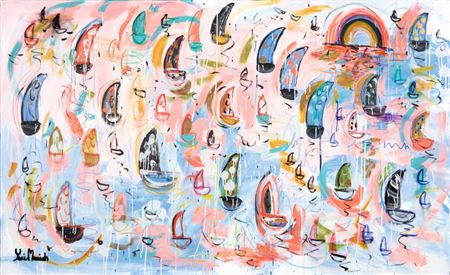 Sample artwork by Yosi Messiah (Born 1964), known for painting - View similar artists and auction records