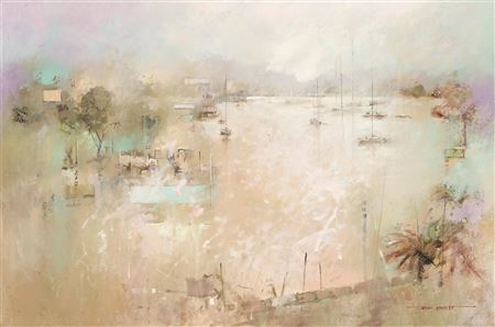 Sample artwork by John Robert Lovett (Born 1953), known for painting - View similar artists and auction records