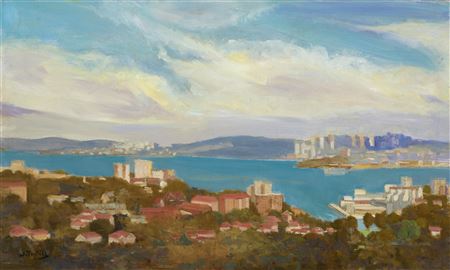 Untitled (bay view) by William Tootill - Auction record, sale price, and art valuation. Compare with similar artists and explore comparable artworks.