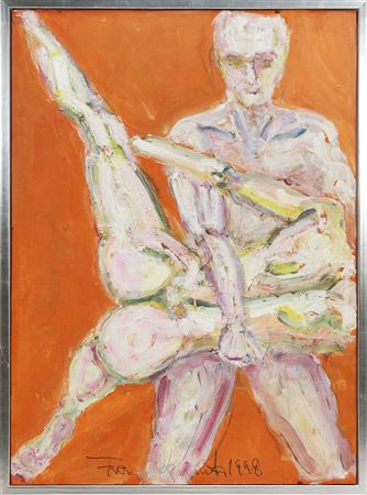 Sample artwork by Frans Kannik (Born 1949), known for painting - View similar artists and auction records
