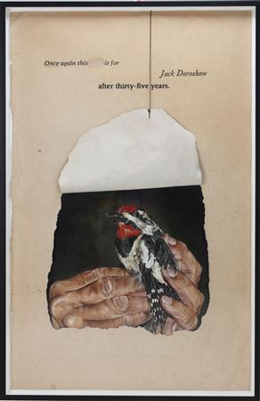 Sample artwork by Troels Carlsen (Born 1973), known for figurative and surrealistic works on paper, inspired by historical scientific and botanical illustrations, focusing on human-animal relationships. - View similar artists and auction records