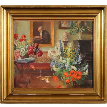 Sample artwork by Anna Kirstine Brondum Ancher (1859 - 1935), known for plein-aire landscape. figure and portrait painting - View similar artists and auction records