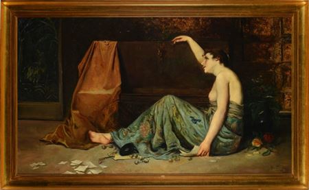 Sample artwork by Pedro Saenz Y Saenz (1867 - 1927), known for painting - View similar artists and auction records