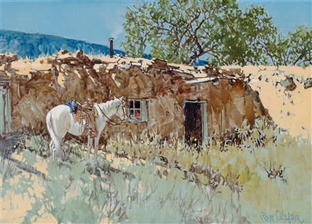 Lupe's White Horse