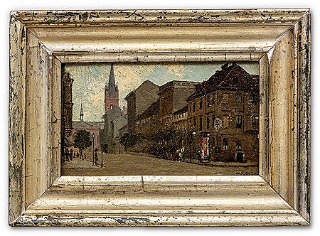 Kochstrasse at the corner of Markgrafenstrasse with a view of the Jerusalem Church by Paul Andorff - Auction record, sale price, and art valuation. Compare with similar artists and explore comparable artworks.