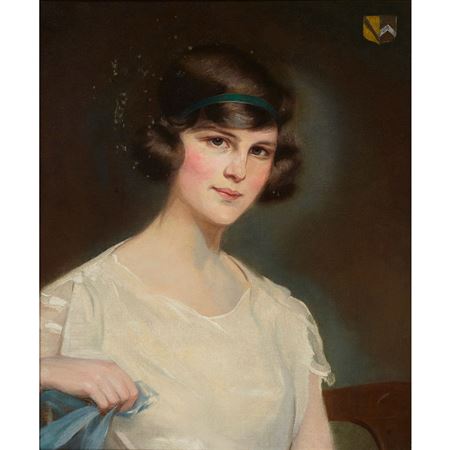 COMTESSE MARIE-NOËLE DE VAUX, c.1925 by Adolf Pirsch - Auction record, sale price, and art valuation. Compare with similar artists and explore comparable artworks.
