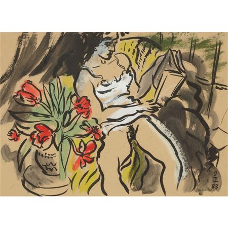JACKIE READING, TULIPS, 1988