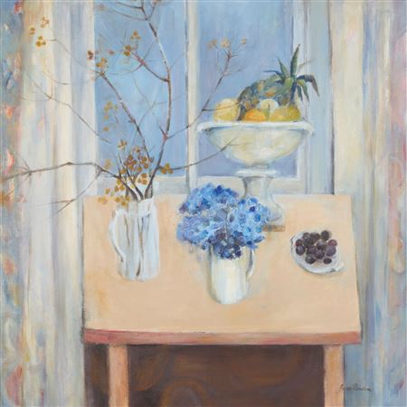 STILL LIFE BY A WINDOW by Joan Renton - Auction record, sale price, and art valuation. Compare with similar artists and explore comparable artworks.
