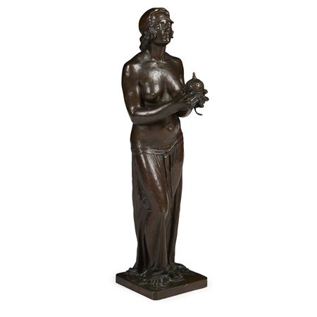 FIGURE OF A LAMP BEARER