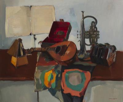 Still Life with Mandolin