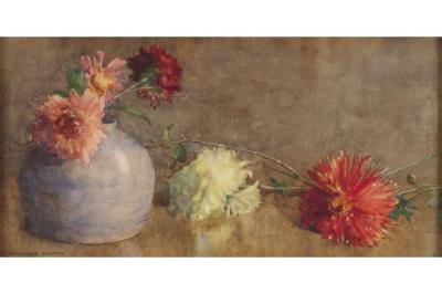A Still Life of Chrysanthemums