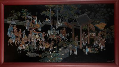 The wedding procession