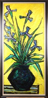 Vase de fleurs Iris