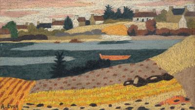 Landscape with lake
