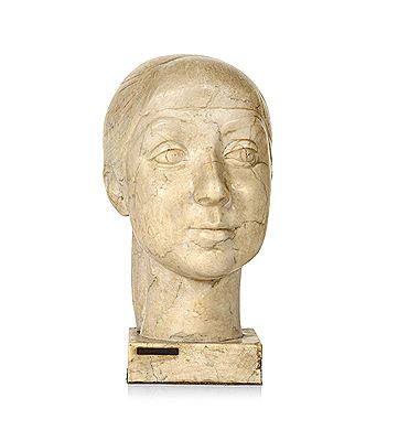 Head of a girl, 1956 by Giuseppe Scalvini - Auction record, sale price, and art valuation. Compare with similar artists and explore comparable artworks.
