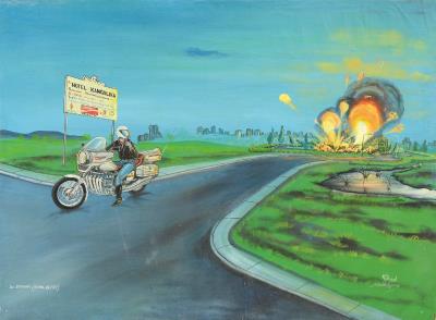 Sample artwork by Richard Onyango (Born 1960), known for painting, buses and vehicles - View similar artists and auction records