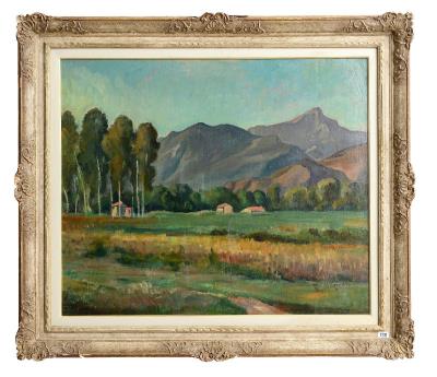 The Apuan Alps in Montignoso