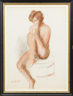 Seated nude
