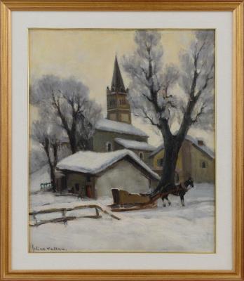 Snowfall in Salice (Susa Valley)
