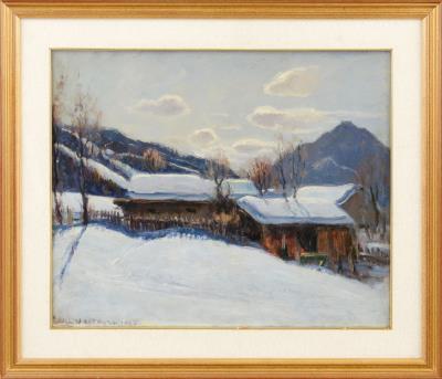Backlight in Sauze d'Oulx (Val di Susa), 1945