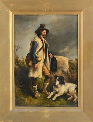 The shepherd and his faithful friend (1849)