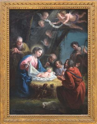 Nativity with visitation of the shepherds, 1789