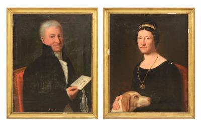 Portrait of the Lieutenant Vicar of Turin and his wife