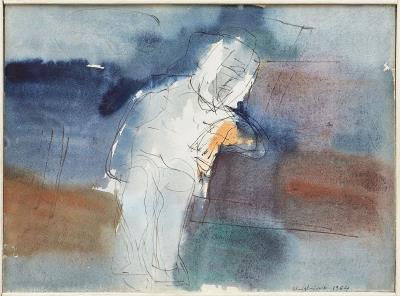 Figure on the beach, 1964