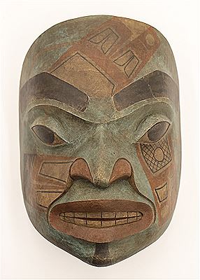 "Portrait Mask with Chilkat Design" 2014