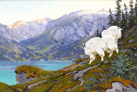 "Swan Lake Morning - Alaska" 1990