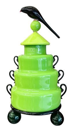 "Lime Green Bird Jar" 1997