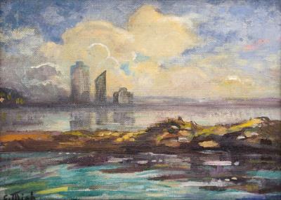 Tide Flats, Seattle by Charlotte Mish - Auction record, sale price, and art valuation. Compare with similar artists and explore comparable artworks.