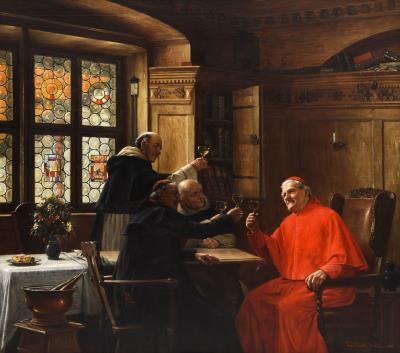 Drinks with the Cardinal (Interior Scene)