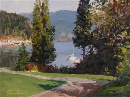 Deep Cove by George William Bates - Auction record, sale price, and art valuation. Compare with similar artists and explore comparable artworks.