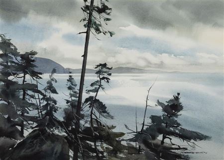 Untitled - Ocean View by Brian John Travers-Smith - Auction record, sale price, and art valuation. Compare with similar artists and explore comparable artworks.