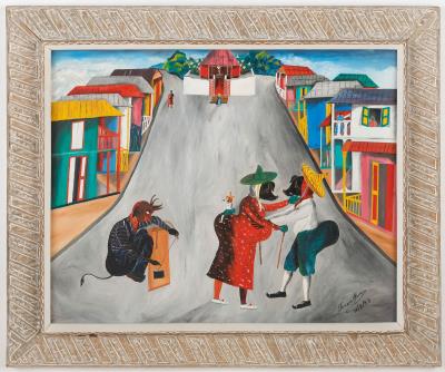 Sample artwork by Gesner Abelard (Born 1922), known for painting - View similar artists and auction records