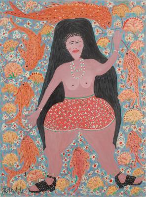 Long Haired Bather with Fish by Gerard Fortune - Auction record, sale price, and art valuation. Compare with similar artists and explore comparable artworks.