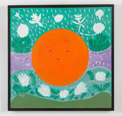 Saint Soliel Sun Loa by Levoy Exil - Auction record, sale price, and art valuation. Compare with similar artists and explore comparable artworks.