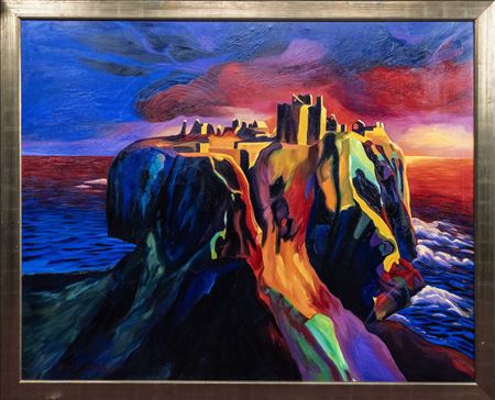 Dawn at Dunnottar by Peter Goodfellow - Auction record, sale price, and art valuation. Compare with similar artists and explore comparable artworks.
